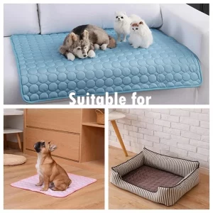 Dog Cooling Mat Summer Pet Cold Bed Extra Large For Small Big Dogs Pet Accessories Cat Durable Blanket Sofa Cat Ice Pad Blanket - Imagen 4