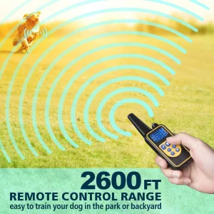 Electric Dog Training Collar Waterproof Dog Bark Collar Pet With Remote Control Rechargeable Anti Barking Device All Dogs Size - Imagen 3