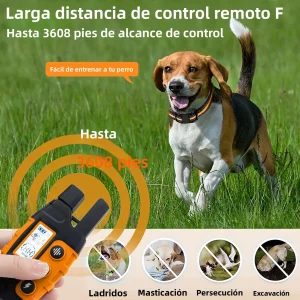 WXRPET 3300Ft Electric Dog Training Collar Remote Control Waterproof Pet BehaviorFor 5-120lbs Puppy With Shock Vibration - Imagen 3