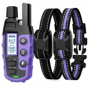 WXRPET 3300Ft Electric Dog Training Collar Remote Control Waterproof Pet BehaviorFor 5-120lbs Puppy With Shock Vibration - Imagen 8