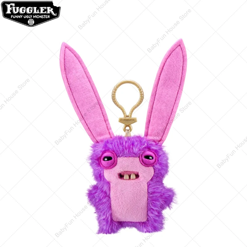 Original Fuggler Ugly Teeth Monsters Plush Toys Keychains Fugglers Wide Eyed Weirdo Annoyed Alien Rabbit Peluche Dolls Pendants - Imagen 25