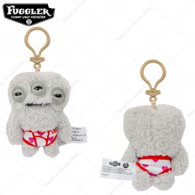 Original Fuggler Ugly Teeth Monsters Plush Toys Keychains Fugglers Wide Eyed Weirdo Annoyed Alien Rabbit Peluche Dolls Pendants - Imagen 13