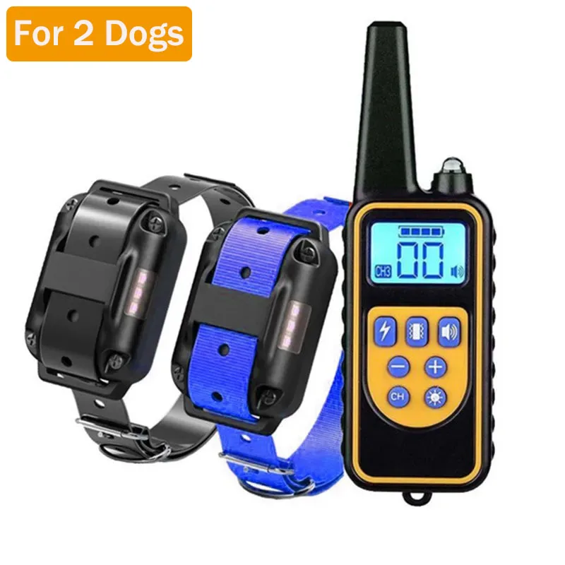 Electric Dog Training Collar Waterproof Dog Bark Collar Pet With Remote Control Rechargeable Anti Barking Device All Dogs Size - Imagen 13
