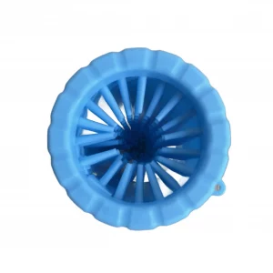 Vaso limpiador de patas para perros de silicona azul (15 x 10 cm), limpiador suave para eliminar barro y arena (cachorros y perros) - Imagen 3