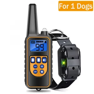 Electric Dog Training Collar Waterproof Dog Bark Collar Pet With Remote Control Rechargeable Anti Barking Device All Dogs Size - Imagen 8