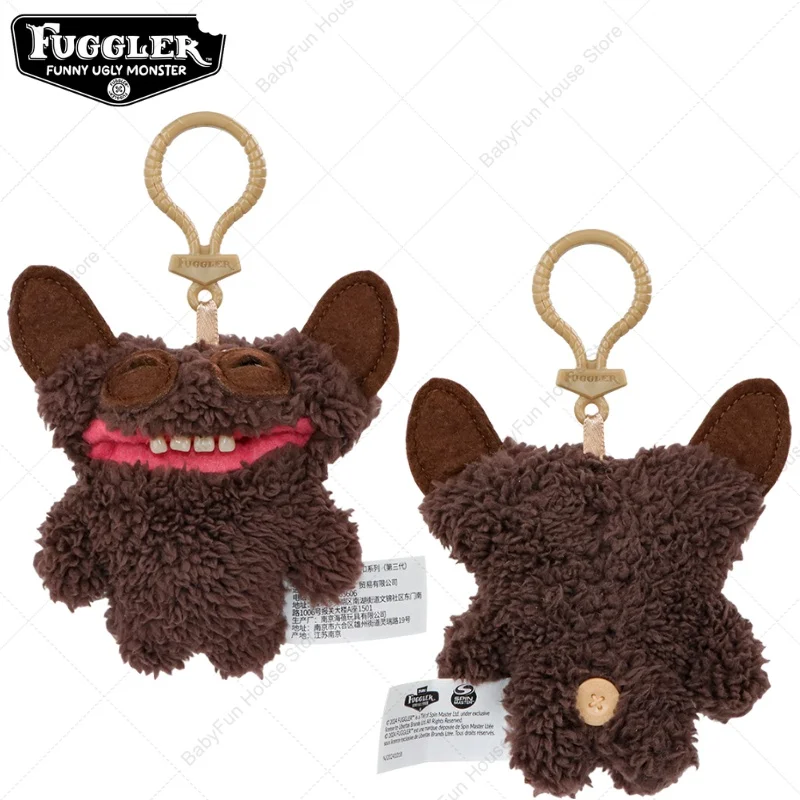 Original Fuggler Ugly Teeth Monsters Plush Toys Keychains Fugglers Wide Eyed Weirdo Annoyed Alien Rabbit Peluche Dolls Pendants - Imagen 21
