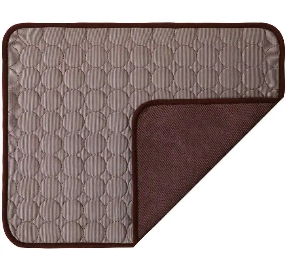 Cooling Dog Mat Summer Pad Mat For Dogs Cat Ice Silk Blanket Sofa Breathable Pet Dog Bed Summer Washable For Small Large Dog Cat - Imagen 9