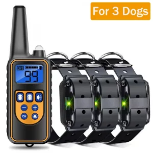 Electric Dog Training Collar Waterproof Dog Bark Collar Pet With Remote Control Rechargeable Anti Barking Device All Dogs Size - Imagen 16