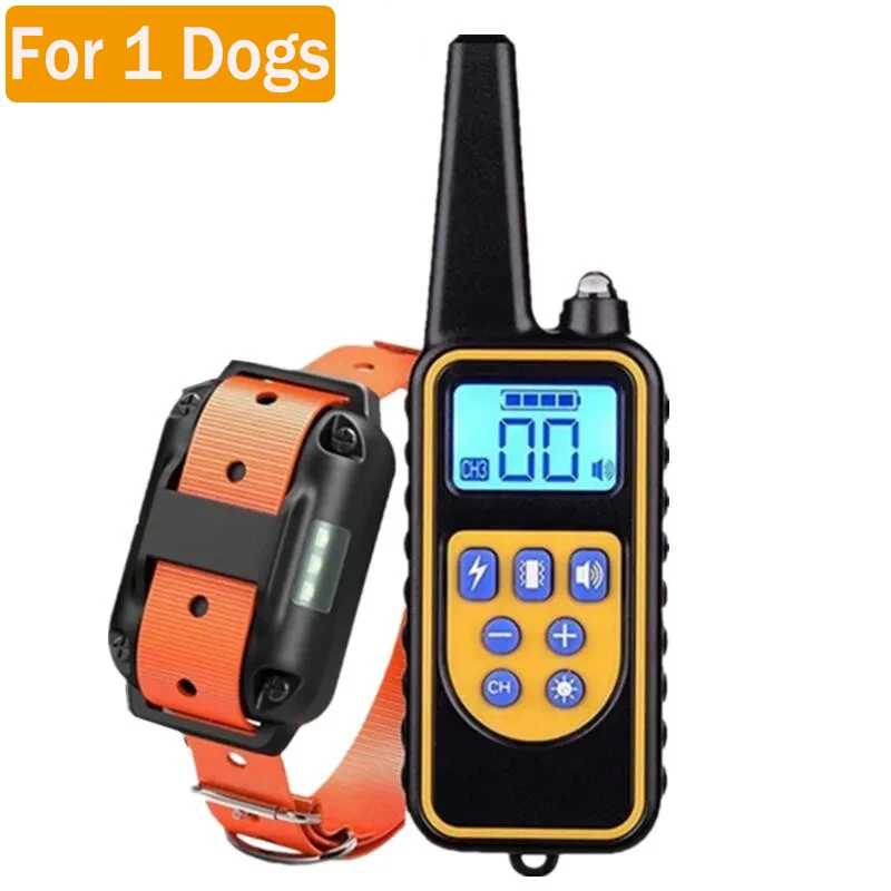 Electric Dog Training Collar Waterproof Dog Bark Collar Pet With Remote Control Rechargeable Anti Barking Device All Dogs Size - Imagen 15