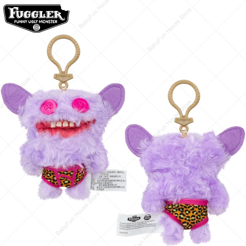 Original Fuggler Ugly Teeth Monsters Plush Toys Keychains Fugglers Wide Eyed Weirdo Annoyed Alien Rabbit Peluche Dolls Pendants - Imagen 39