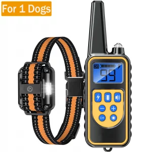 Electric Dog Training Collar Waterproof Dog Bark Collar Pet With Remote Control Rechargeable Anti Barking Device All Dogs Size - Imagen 12