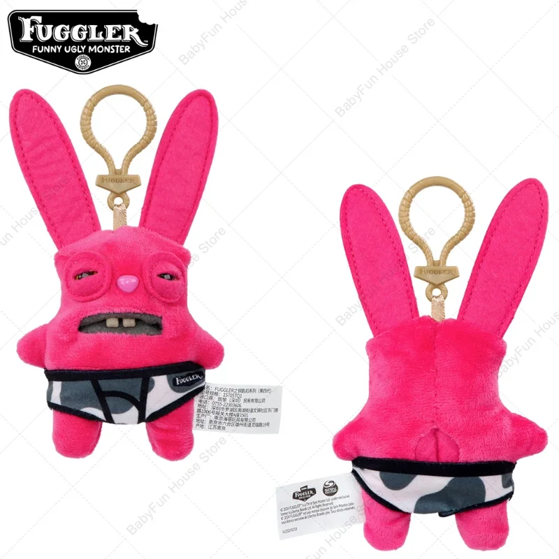 Original Fuggler Ugly Teeth Monsters Plush Toys Keychains Fugglers Wide Eyed Weirdo Annoyed Alien Rabbit Peluche Dolls Pendants - Imagen 10