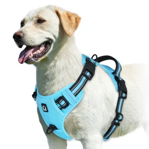 No Pull Dog Harness, Adjustable Soft Padded Pet Vest with Easy Control Handle - Imagen 12