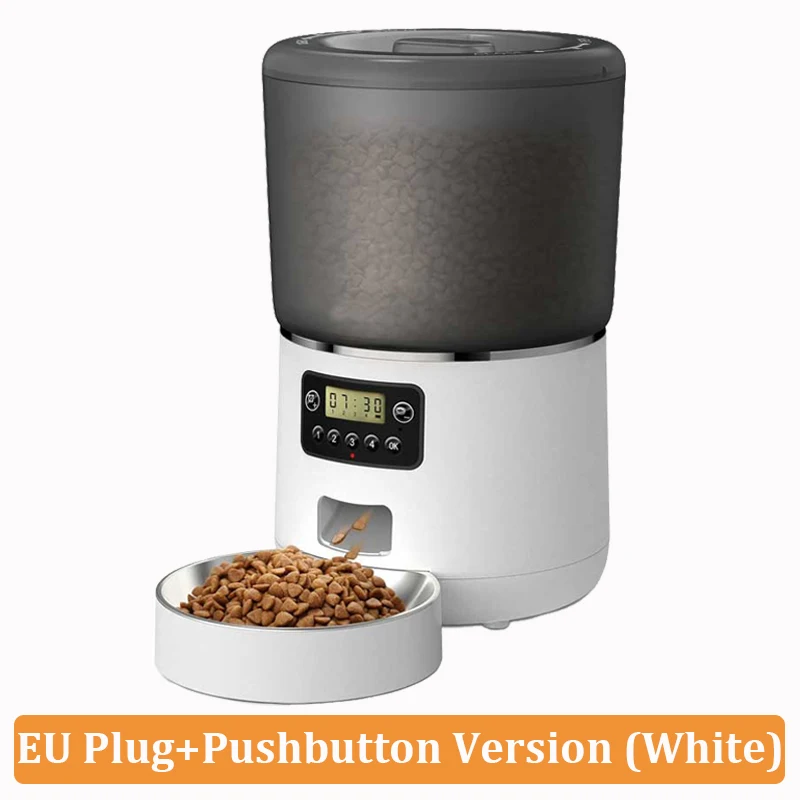 4L Automatic Pet Feeder Cat Food Dispenser Timed and Quantitative Insect and Moisture Resistant Feeding Machine No Food Jamming - Imagen 8