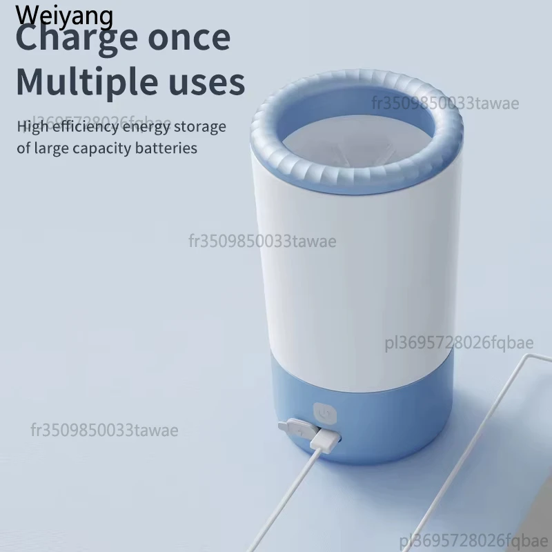 Limpiador eléctrico portátil de patas para mascotas: dispositivo automático, rápido, silencioso e impermeable para perros y gatos. - Imagen 5