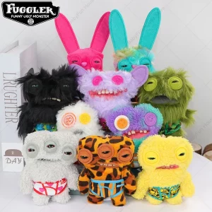 Alternative view of Original Fuggler Ugly Teeth Monsters Plush Toys Keychains Fugglers Wide Eyed Weirdo Annoyed Alien Rabbit Peluche Dolls Pendants