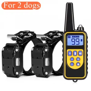 Dog Shock Collar- [New Edition]Dog Training Collar for Large Medium Small Dogs IPX7 Waterproof Rechargeable E Collar with Beep, - Imagen 3