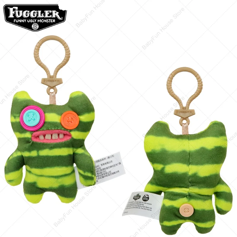 Original Fuggler Ugly Teeth Monsters Plush Toys Keychains Fugglers Wide Eyed Weirdo Annoyed Alien Rabbit Peluche Dolls Pendants - Imagen 15
