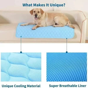 Cooling Dog Mat Summer Pad Mat For Dogs Cat Ice Silk Blanket Sofa Breathable Pet Dog Bed Summer Washable For Small Large Dog Cat - Imagen 6