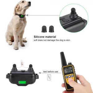 Electric Dog Training Collar Waterproof Dog Bark Collar Pet With Remote Control Rechargeable Anti Barking Device All Dogs Size - Imagen 5