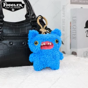 Original Fuggler Ugly Teeth Monsters Plush Toys Keychains Fugglers Wide Eyed Weirdo Annoyed Alien Rabbit Peluche Dolls Pendants - Imagen 5