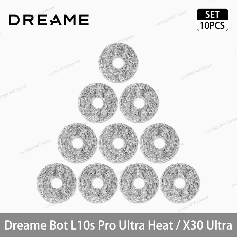 Dreame L10s Pro Ultra Heat / X30 Ultra Robot Vacuum Cleaner Accessories Main Side Brush Mop Cloth Hepa Filter Dust Bag Spare - Imagen 11