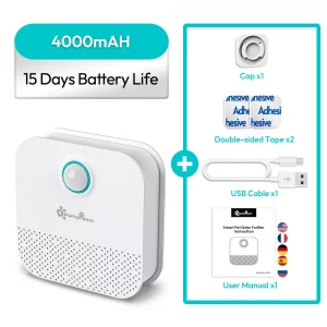 DownyPaws 4000mAh Smart Cat Odor Purifier For Cat Litter Box Deodorizer Pet Toilet Air Purifier Dog Cat Litter Deodorant - Imagen 7