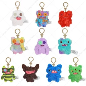 Original Fuggler Ugly Teeth Monsters Plush Toys Keychains Fugglers Wide Eyed Weirdo Annoyed Alien Rabbit Peluche Dolls Pendants - Imagen 29