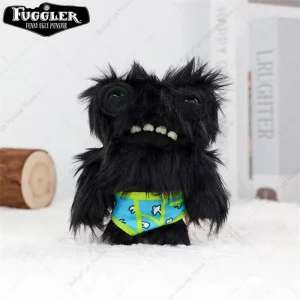 Original Fuggler Ugly Teeth Monsters Plush Toys Keychains Fugglers Wide Eyed Weirdo Annoyed Alien Rabbit Peluche Dolls Pendants - Imagen 3
