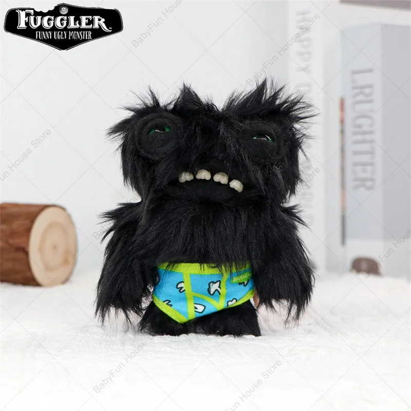 Original Fuggler Ugly Teeth Monsters Plush Toys Keychains Fugglers Wide Eyed Weirdo Annoyed Alien Rabbit Peluche Dolls Pendants - Imagen 3