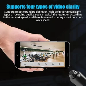 1080P HD Mini Camera WiFi Wireless HD Night Vision Camera Home X5 Remote Camera Kids Pet Safety Monitoring - Imagen 3