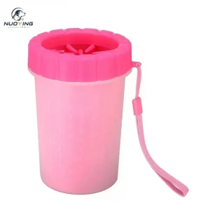Vaso portátil para lavar patas de mascotas, cepillo automático limpiador de patas para perros, herramienta de limpieza sin enjuague para patas sucias de perros y gatos. - Imagen 8