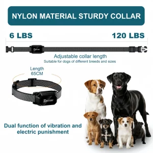Alternative view of 3300FT Electric Dog Training Collar Remote Control Waterproof Pet BehaviorFor 6-120lbs Puppy With Shock Vibration Anti-barking