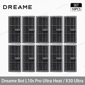 Dreame L10s Pro Ultra Heat / X30 Ultra Robot Vacuum Cleaner Accessories Main Side Brush Mop Cloth Hepa Filter Dust Bag Spare - Imagen 13