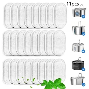 11/25PCS Pet Water Fountain Filters Replacement Activated Carbonfor Cat Dog Multiple Models Clean DrinkingWater - Imagen 14