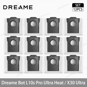 Dreame L10s Pro Ultra Heat / X30 Ultra Robot Vacuum Cleaner Accessories Main Side Brush Mop Cloth Hepa Filter Dust Bag Spare - Imagen 22