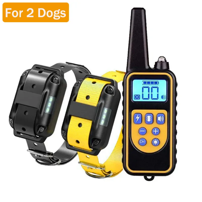 Electric Dog Training Collar Waterproof Dog Bark Collar Pet With Remote Control Rechargeable Anti Barking Device All Dogs Size - Imagen 10