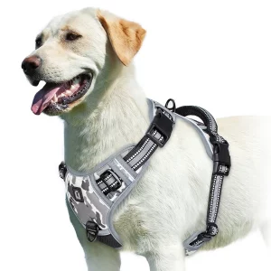 No Pull Dog Harness, Adjustable Soft Padded Pet Vest with Easy Control Handle - Imagen 8