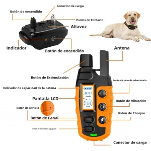 WXRPET 3300Ft Electric Dog Training Collar Remote Control Waterproof Pet BehaviorFor 5-120lbs Puppy With Shock Vibration - Imagen 5