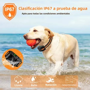 WXRPET 3300Ft Electric Dog Training Collar Remote Control Waterproof Pet BehaviorFor 5-120lbs Puppy With Shock Vibration - Imagen 4