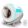 Arenero autolimpiable Nobleza SL01, capacidad de 80 litros para varios gatos, conexión Wi-Fi