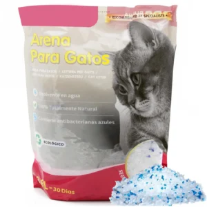 Arena para gatos fácil de desmenuzar, sin polvo