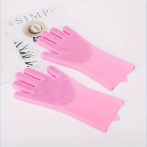 Guantes de baño y aseo para mascotas,