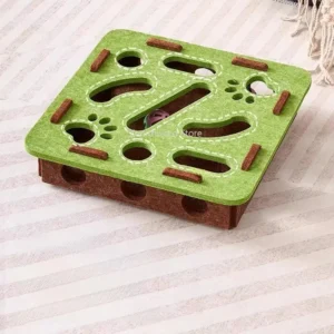 Juguete rompecabezas para gatos, caja de rompecabezas de fieltro, juguete de ejercicio para gatos con pelota, entretenimiento deportivo para interiores, juguetes de caza para gatos de interior. - Imagen 5