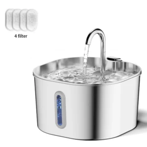 Comedero automático inteligente con cámara para mascotas, temporizador, para gatos y perros, con botón, WIFI, aplicación y vídeo. Dispensador inteligente de comida seca con fuente. - Imagen 8