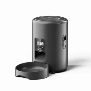 Comedero automático para mascotas de 2 litros con botón pulsador, WiFi, cámara y USB. Comedero inteligente para gatos y perros con temporizador y vídeo. - Imagen 9