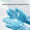 Guantes de baño y aseo para mascotas,