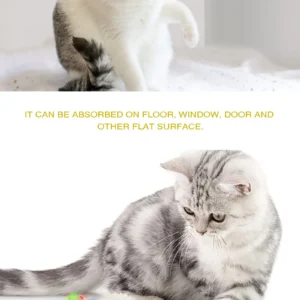 Juguete interactivo para gatos con forma de molino de viento, juego de rompecabezas giratorio, juguete multifuncional para limpiar los dientes de los gatitos y artículos para mascotas. - Imagen 6
